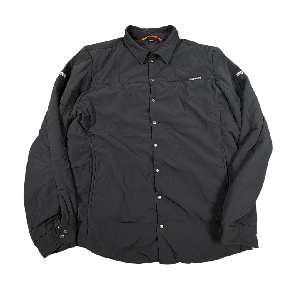 Truwerk Flac Shacket Black Men's Insulated Technical Workwear Jacket Size Large